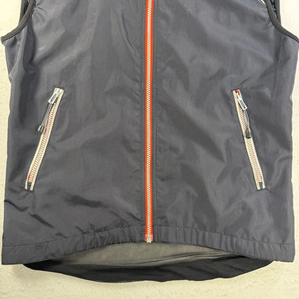Swix‎ Men’s Small Air Mesh Back Technical Vest Black Red Full Zip